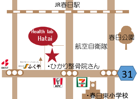 春日市光町3-3-7地図