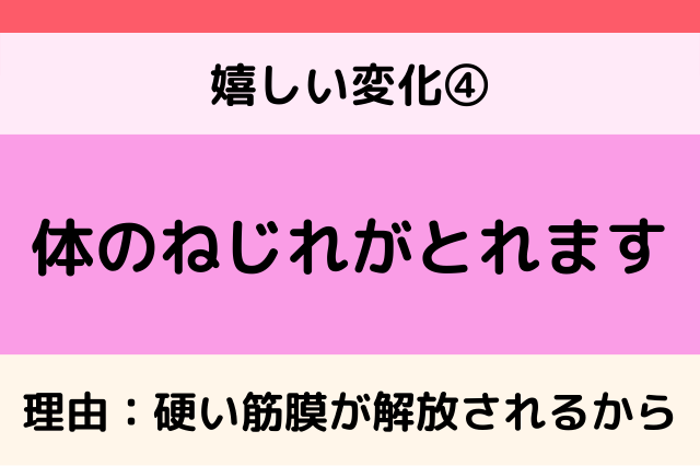 神経が回復